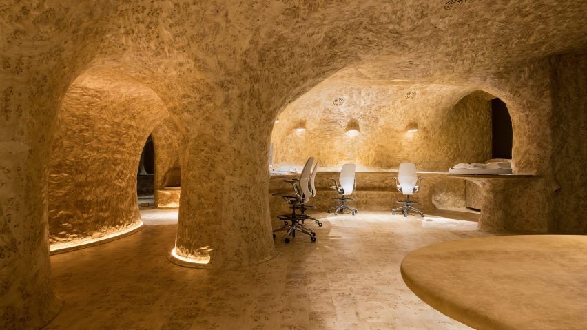 Cave office