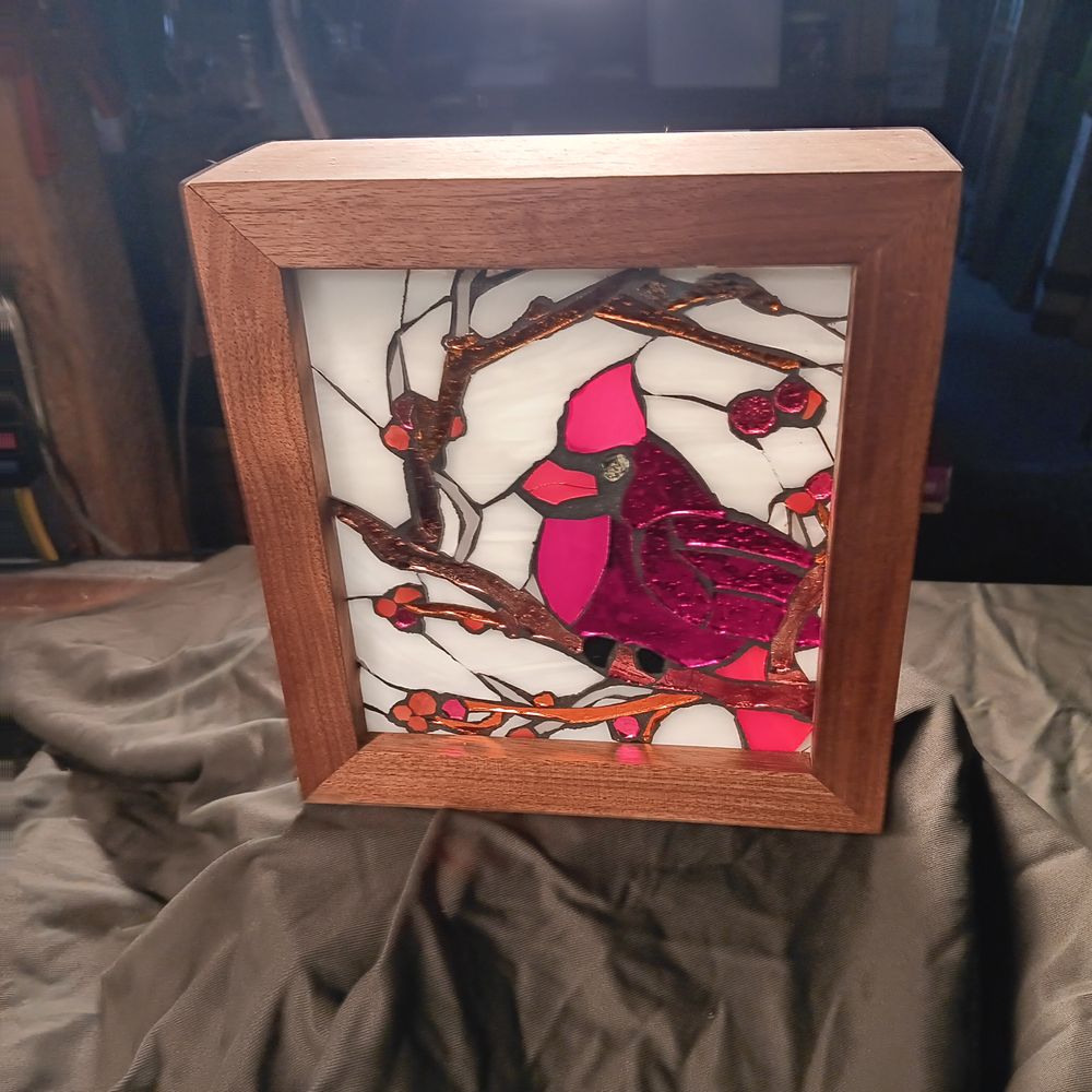 Sequential Glass Art Mosiac & Rustic Rosemaling