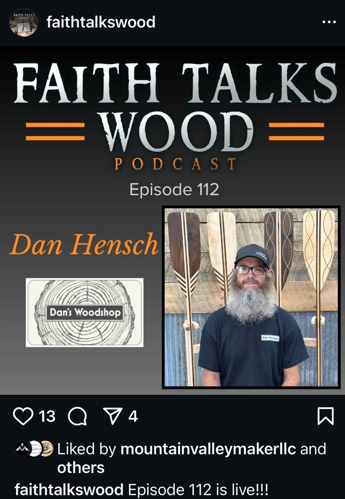 Update from Dan’s Woodshop