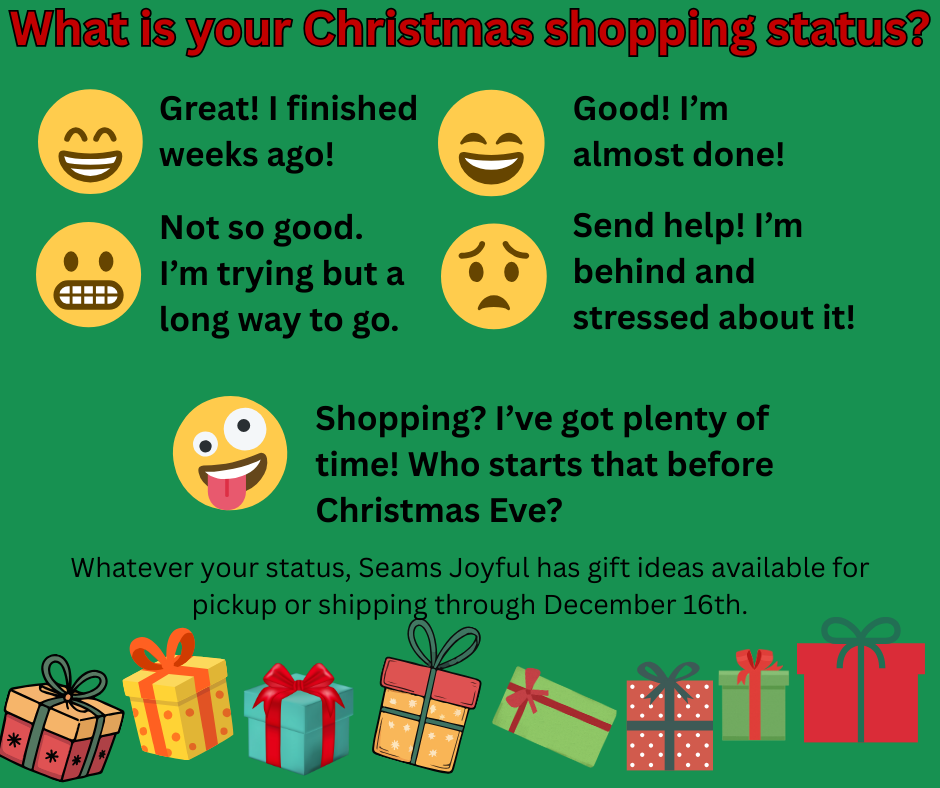 Update from Seams Joyful