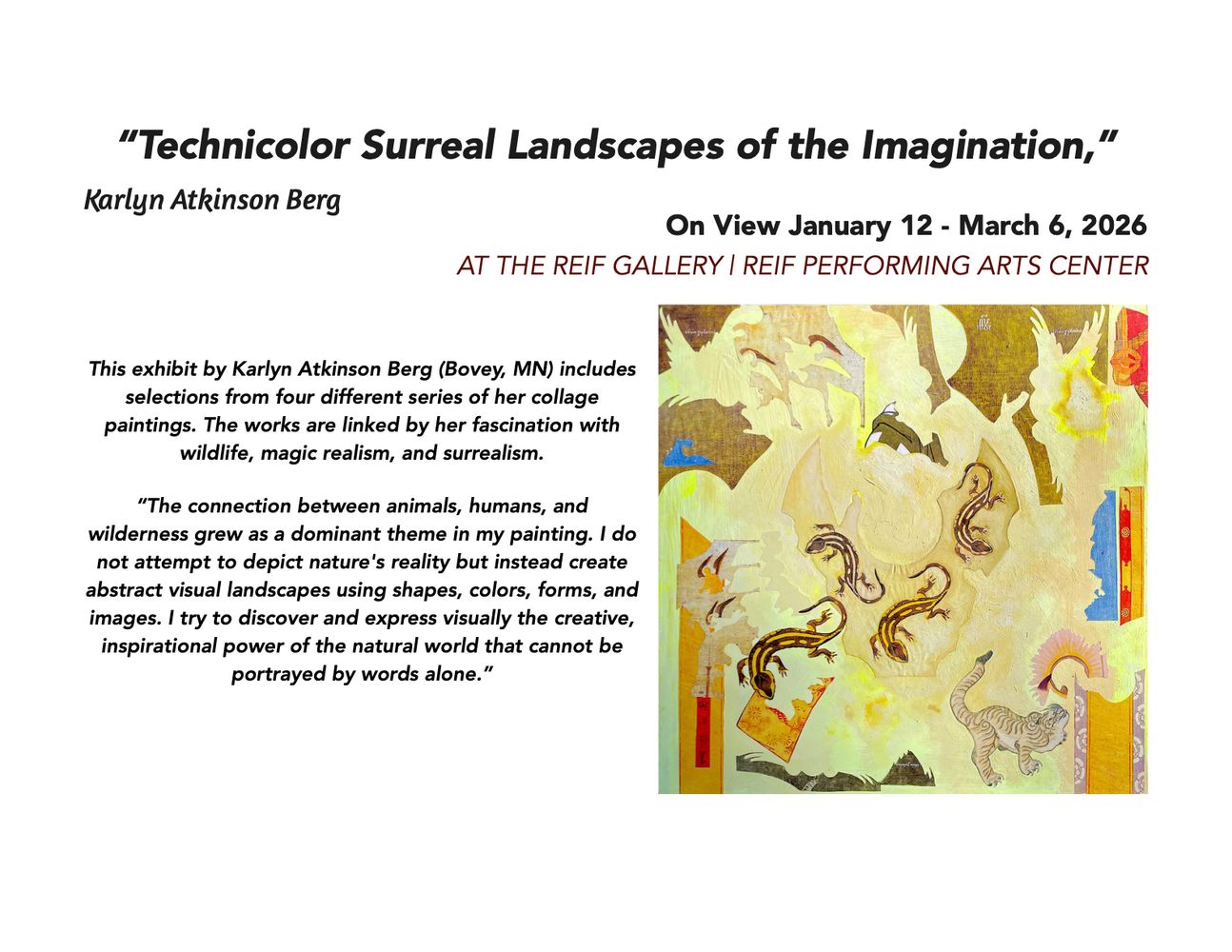 Update from Karlyn Atkinson Berg / Paintings