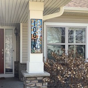 Sequential Glass Art Mosiac & Rustic Rosemaling