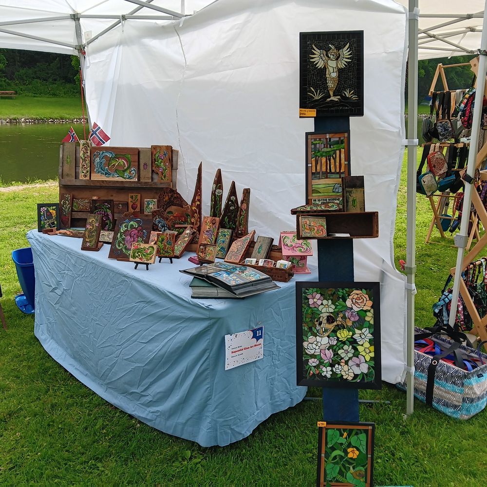 Update from Sequential Glass Art Mosiac & Rustic Rosemaling