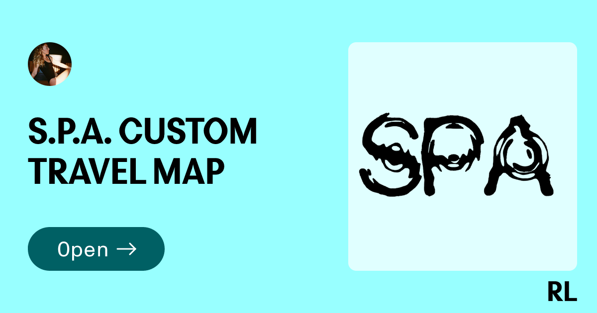 S.P.A. CUSTOM TRAVEL MAP | S.P.A. QUEEN | Rec League