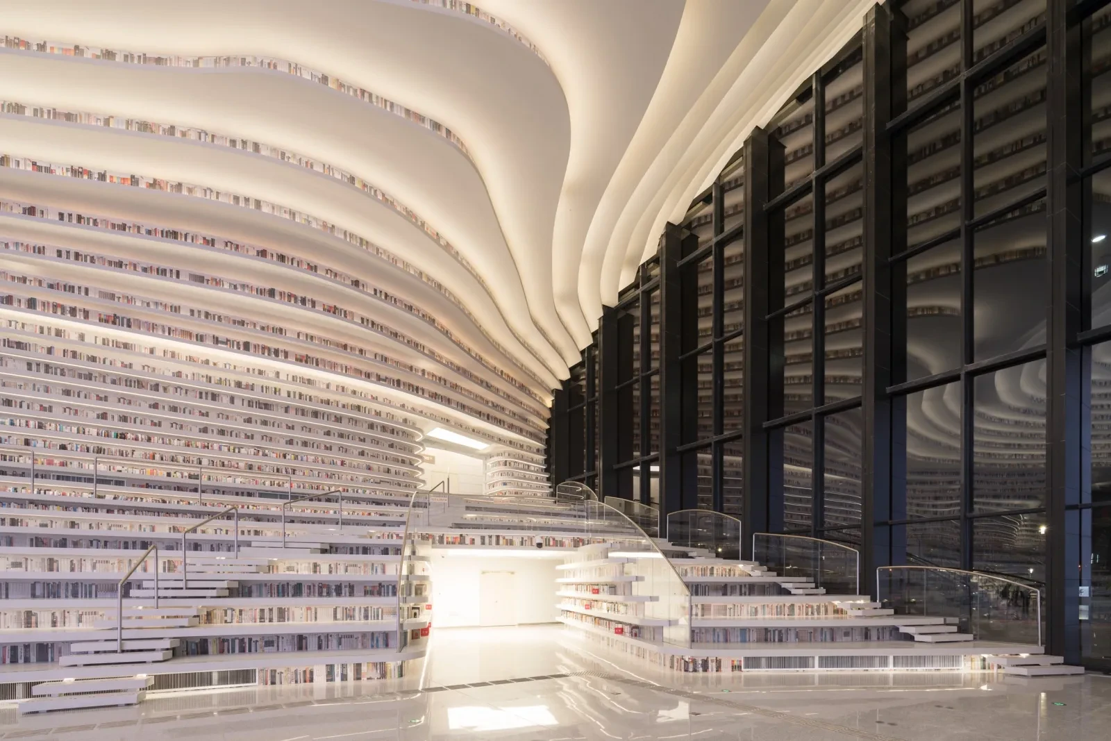 China's Breathtaking, Futuristic Tianjin Library Is Every Book Lover's  Dream - Newsweek
