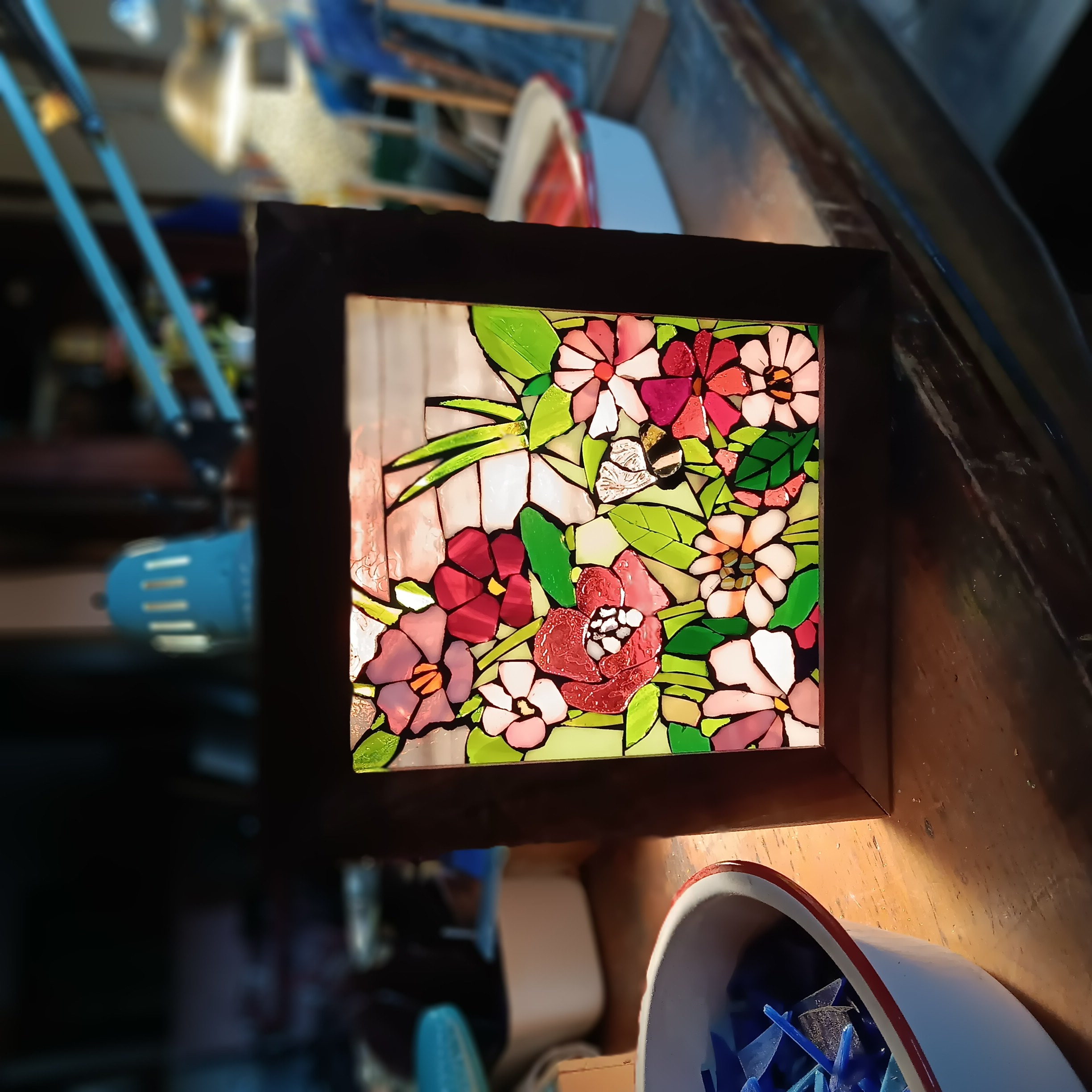 Update from Sequential Glass Art Mosiac & Rustic Rosemaling