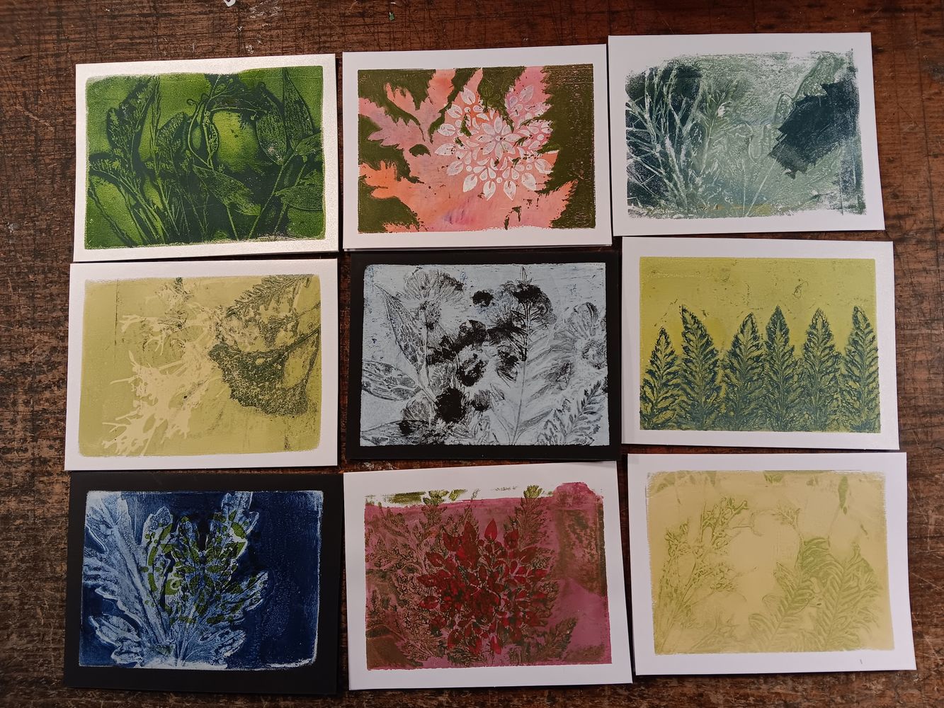 Sequential Glass Art Mosiac & Rustic Rosemaling