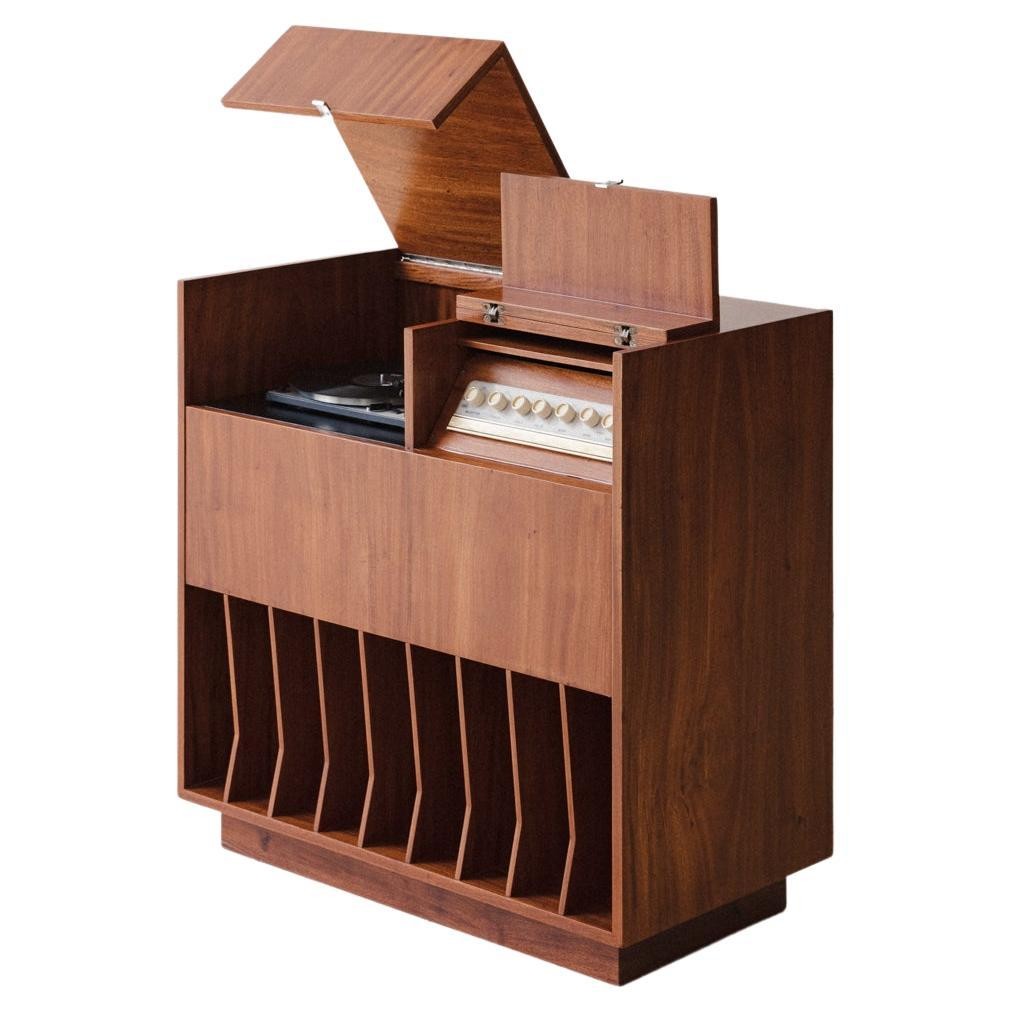 Mid-Century Modern Record Player Cabinet by Carlo Hauner and Martin Eisler, 1955 For Sale