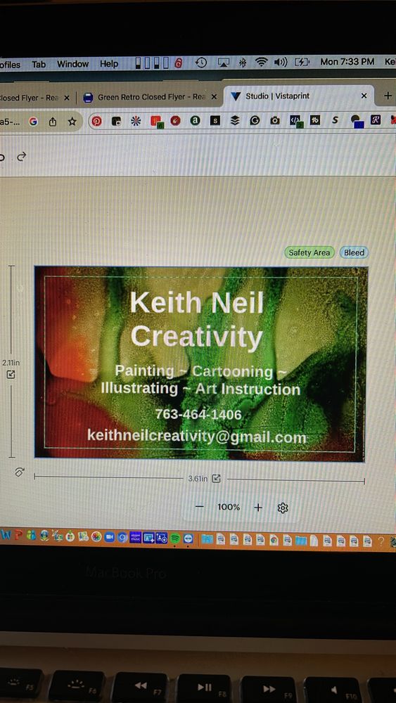 Update from Keith Neil Creativity