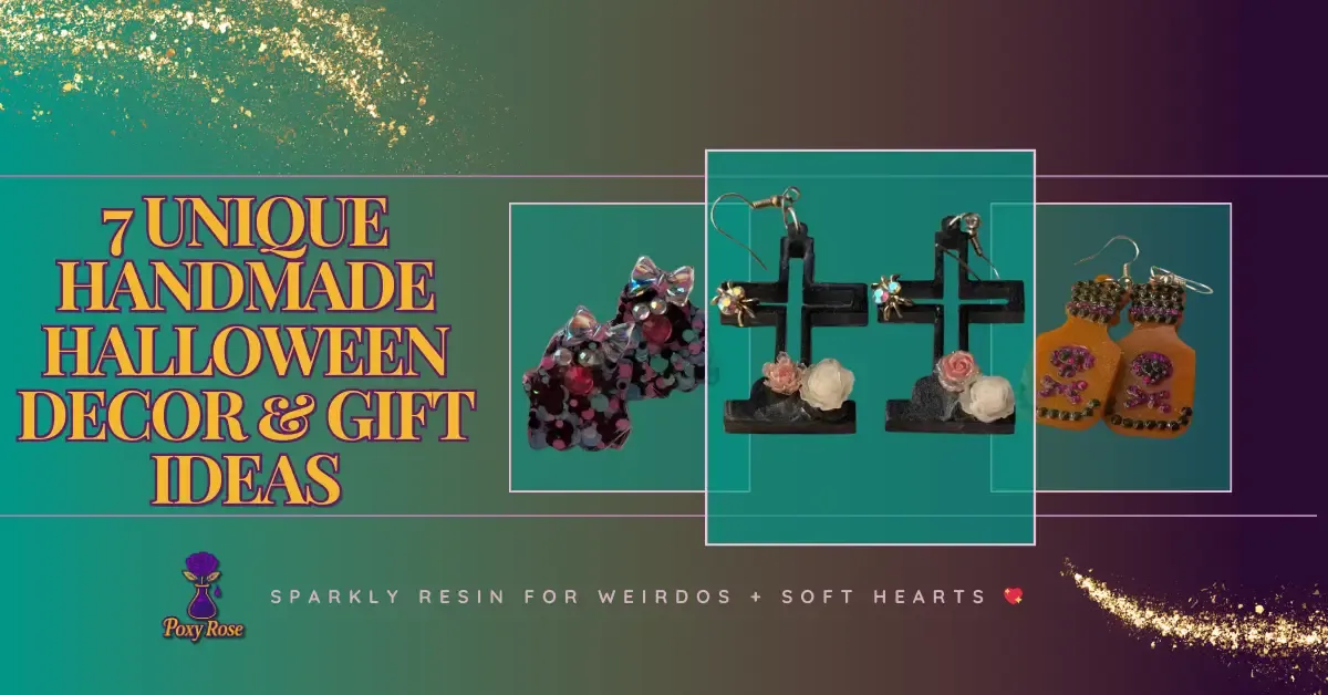 Update from Poxy Rose – Sparkly resin for weirdos + soft hearts