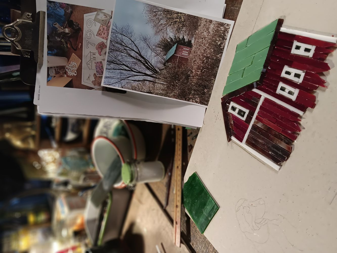 Update from Sequential Glass Art Mosiac & Rustic Rosemaling